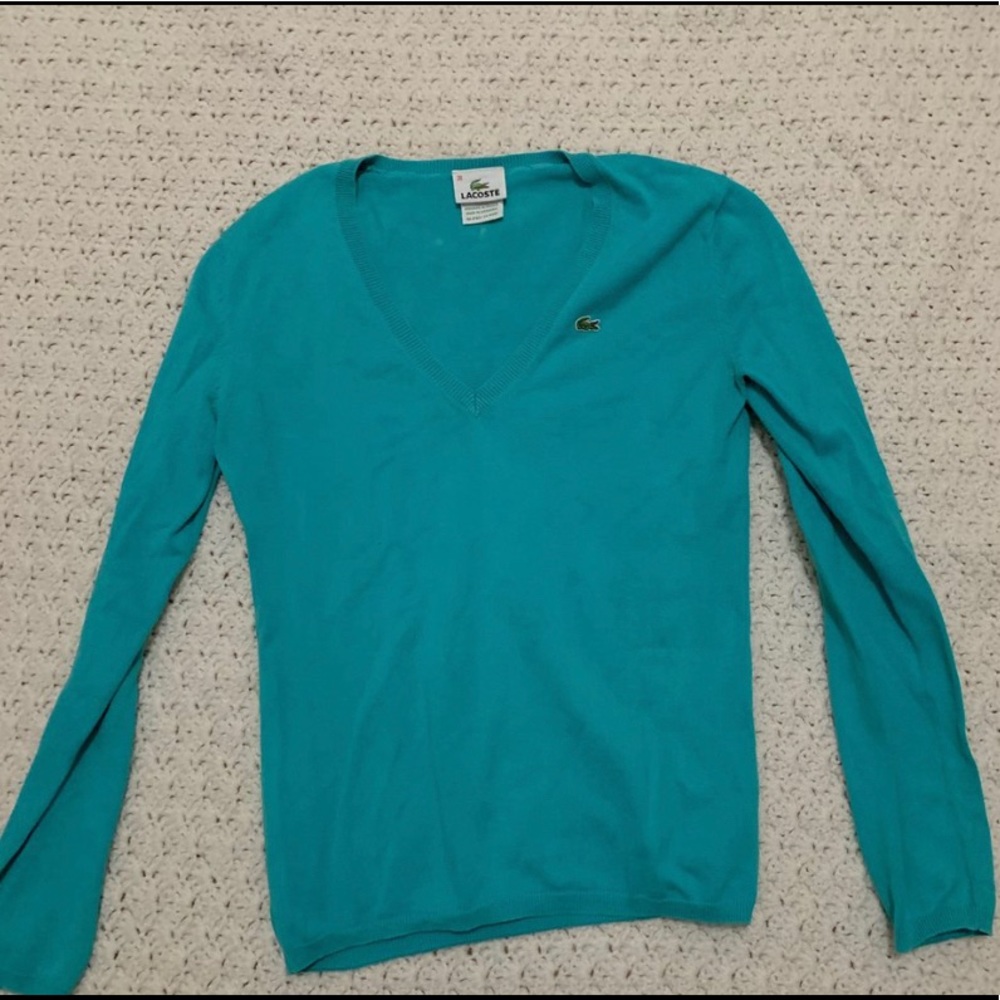 Aqua Blue Lacoste Sweater